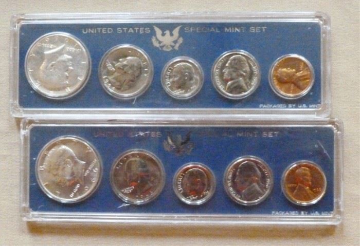 Two 1966 special mint coin sets
