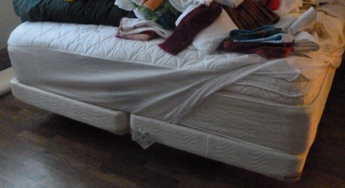 King size bed rails, everything included, except  linens on top
