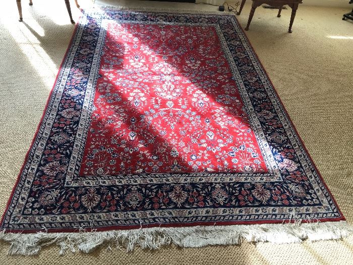 Hand Woven Rug 74”X112”