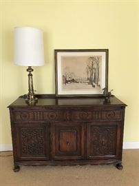 Antique Oak Sideboard