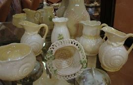 Collection of Belleek Porcelain from Ireland