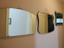 3 vintage Mirrors