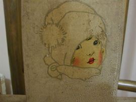 Painted on Doll High Chair