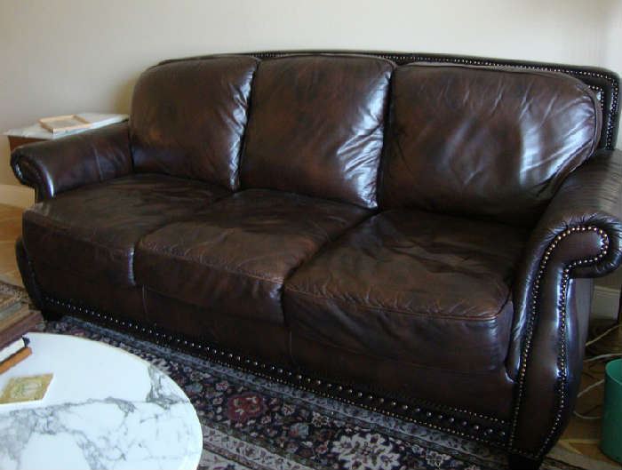 Leather Sofa and matching Love Seat