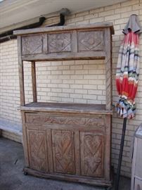 Teak Bar, Needs TLC but would be magnificent refinished
