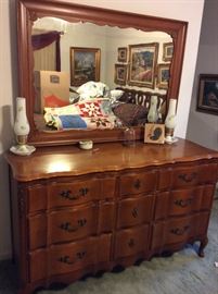 Nice French Style Dresser with mirror
