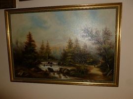 Original signed oil painting
