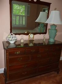 American Drew dresser & mirror