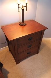 Shermag for Room and Board  3 drawer nightstand