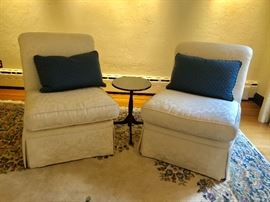 Partners in Design: slipper chairs