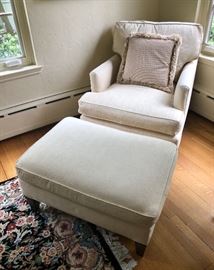 Custom built and upholstered Baldwin Chairs:  by Parners in Design, Newton, MA