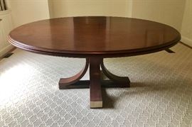 Avery Dining Table - 68" round purchased through Dayton Home Interior Design. Includes custom pads. 