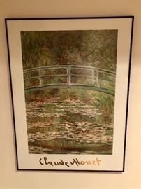 Monet framed print
