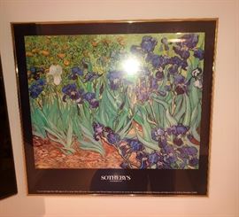 Iris, van Gogh - framed print