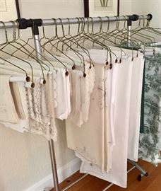 Assortment of gorgeous vintage linens 