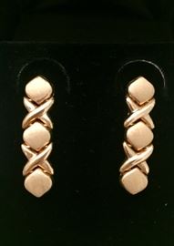 Ex's and the oh, oh, oh's they haunt me -gold earrings!