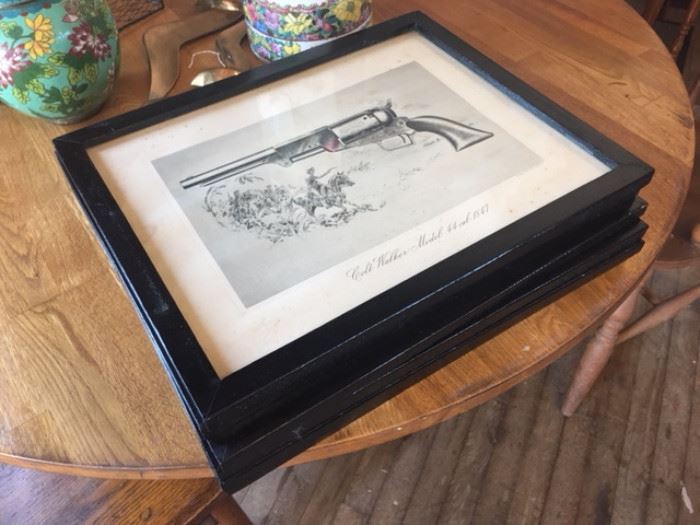 Colt Historic Prints - Set of 6 framed
