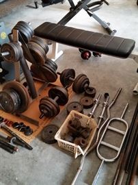 Cast iron weights