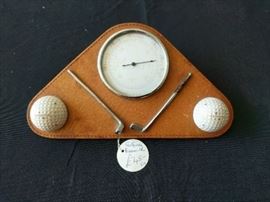 Vintage Golf Barometer