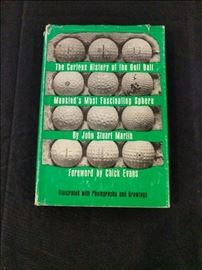 Jon Stewart Martin the Curious history of the golf ball 1968 1st edition