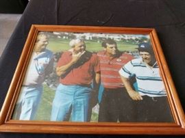 Nicholas, Palmer, Trevino Palmer giving the one finger salute