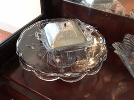 European Lead Crystal Cake Stand