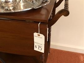 Price tag of teacart