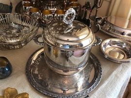 Silver Plated Ice Bucket