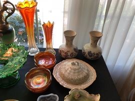 Carnival Glass etc.