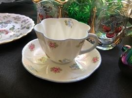 Shelley Bone China Cup and Saucer