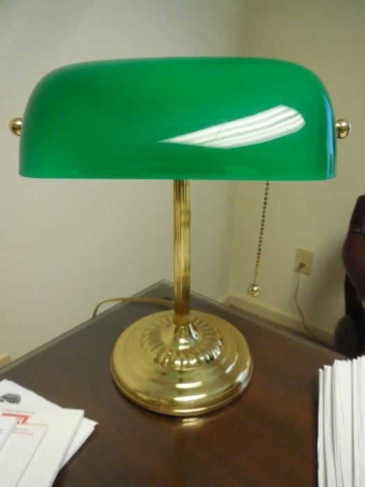 $45 Desk lamp with green shade