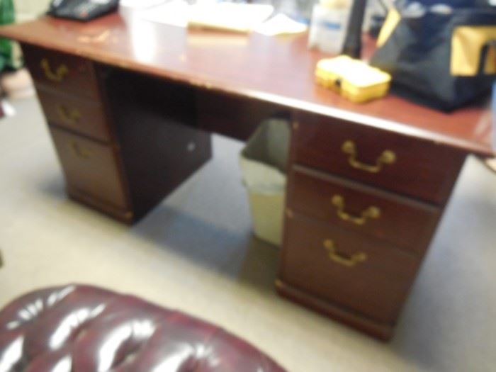 $75 Desk with damaged top 60"x30"