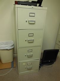 $20 Metal legal-size filing cabinet