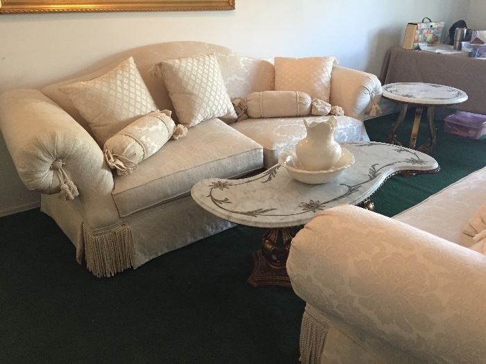 Beautiful sofa and love seat New with tags