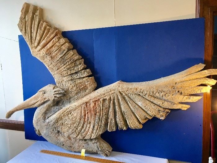 Pelican Figure, top wing broken