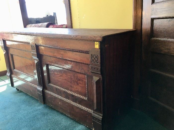 Antique Store Cabinet Counter
