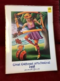 1998 Great Gulfcoast Arts Festival Poster