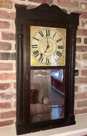 Antique Edward M. Barnes improved clock - Bristol, CT -circa 1830s