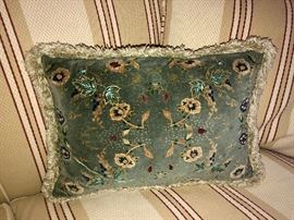 Anthropologie pillows...