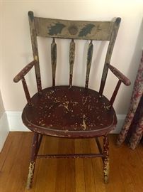 Primitive wood chair