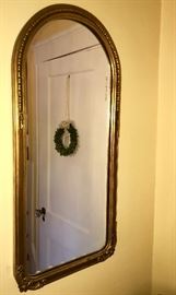 Antique gold gilt mirror