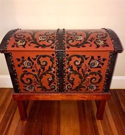 Another Rosemaling Norwegian Chest