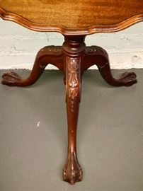 Carved cabriole legs