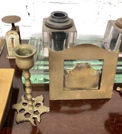 Bradley and Hubbard Frame in forefront.