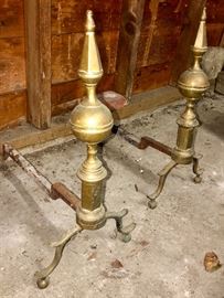 Antique andirons