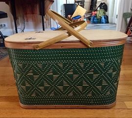 Beautiful picnic basket