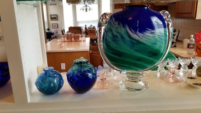 Rosetree New Orleans hand blown glass