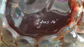 hand blown glass art