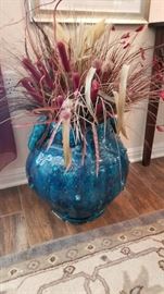 Large flower pot and arrangement