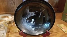 Oriental decorative plate